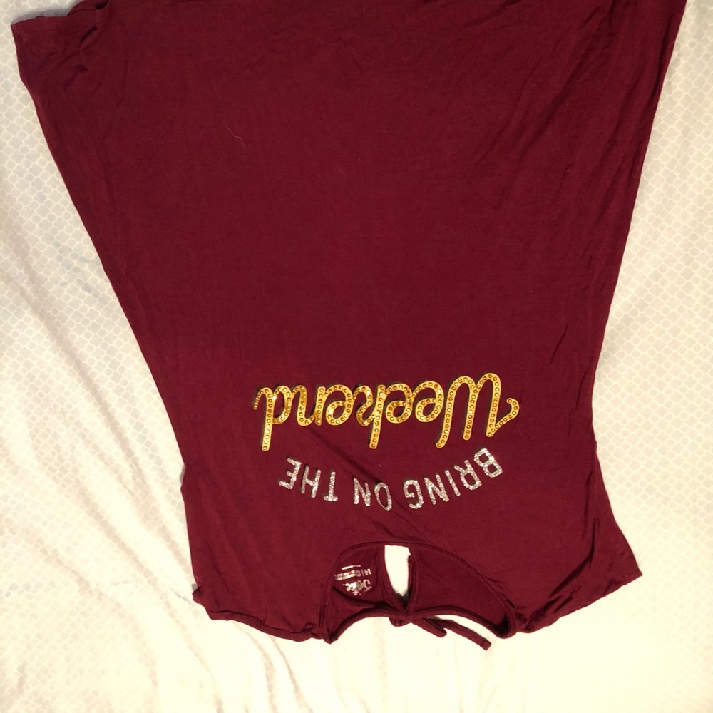 Justice Short Sleeve Shirt “Bring on the Weekend”